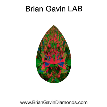2.57 E VS1 Brian Gavin Premium Lab Pear aset