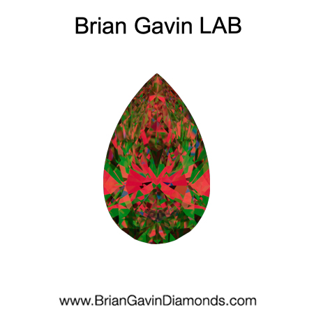 2.05 D VVS1 Premium Lab Pear Shape aset