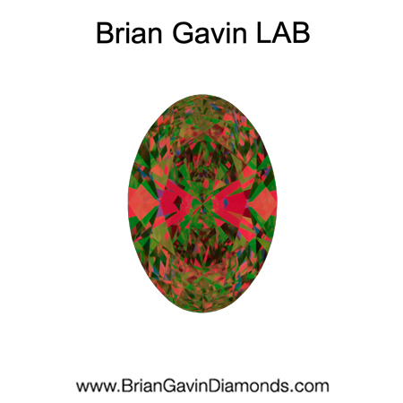 1.5 D VVS1 Premium Lab Oval aset