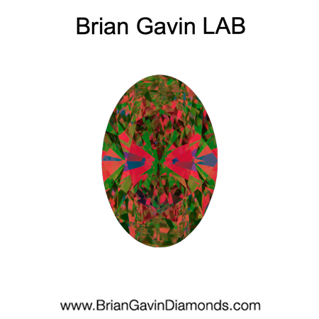 2.00 D VS1 Premium Lab Oval aset