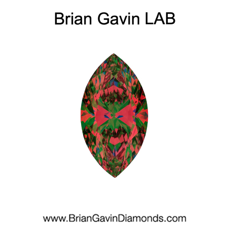 3.03 E VS1 Brian Gavin Premium Lab Marquise aset