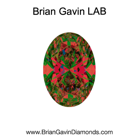 2.23 D VVS2 Premium Lab Oval aset