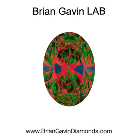 2.02 F VS2 Brian Gavin Premium Lab Oval aset