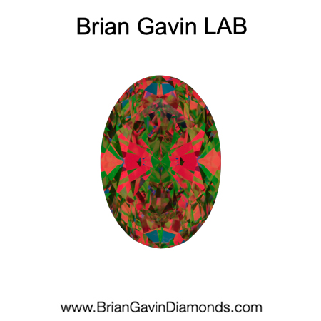 2.50 E VS1 BG Premium Lab Oval - Grown in the USA aset