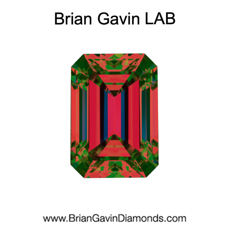 1.27 E VS2 BG Premium Lab Emerald Cut aset