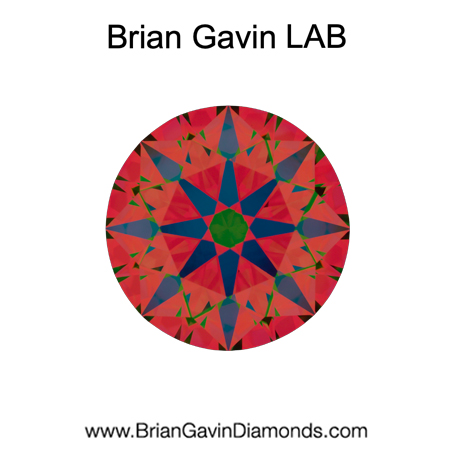 3.54 F VVS2 Brian Gavin Premium Lab Round - Grown in the USA aset