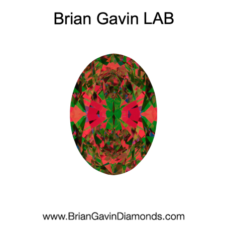 2.02 D VS1 BG Premium Lab Oval - Grown in the USA aset