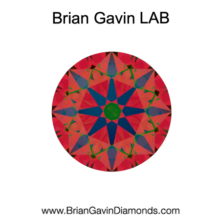 1.38 F VVS2 Brian Gavin Premium Lab Round - Grown in the USA aset