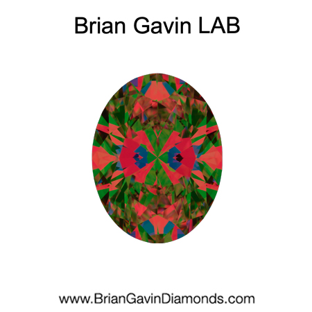 2.37 F VVS2 BG Premium Lab Oval aset
