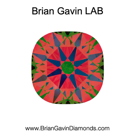 2.41 D VVS2 BG Premium Lab Cushion aset