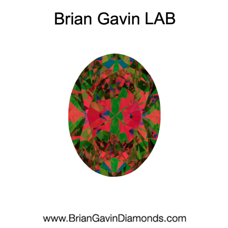 2.22 H VS2 BG Premium Lab Oval aset