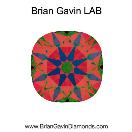 2.56 F VS1 BG Premium Lab Cushion - Grown in the USA aset