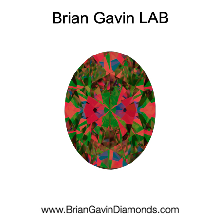 3.20 E VS2 BG Premium Lab Oval aset