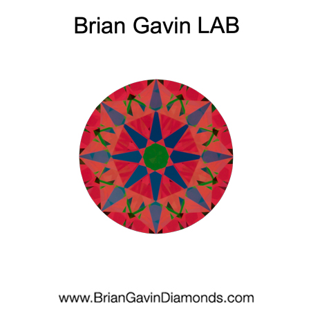 0.84 D VVS1 BG Premium Lab Round Diamond - Grown in the USA aset