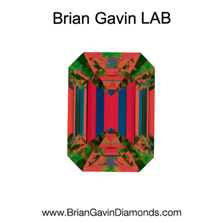 3.02 D VVS2 BG Premium Lab Emerald - Grown in the USA aset