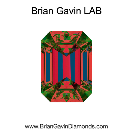 1.38 E VVS1  BG Premium Lab Emerald - Grown in the USA aset