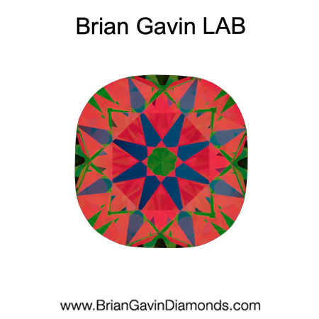 2.53 E VS1 BG Premium Lab Cushion aset