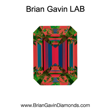 1.16 E SI1  BG Premium Lab Emerald - Grown in the USA aset