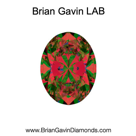 2.87 E VS2 BG Premium Lab Round Diamond - Grown in the USA aset