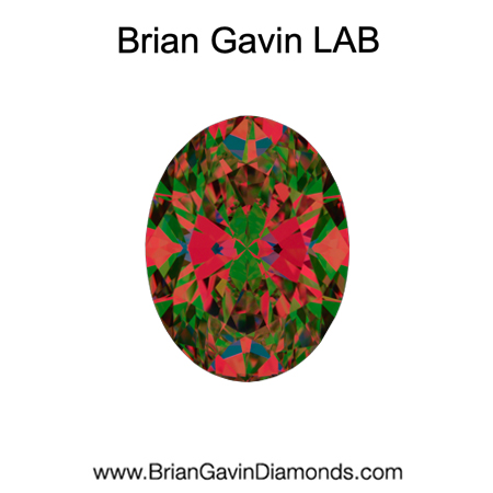 2.24 E VVS2 BG Premium Lab Oval aset