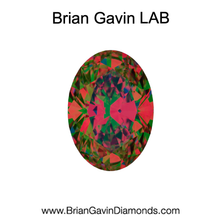 1.52 D VS1 BG Delux Lab Grown Oval Diamond aset