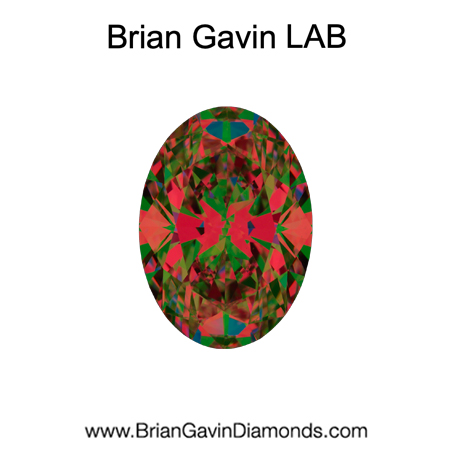 1.43 D VVS1 BG Premium Lab Oval aset