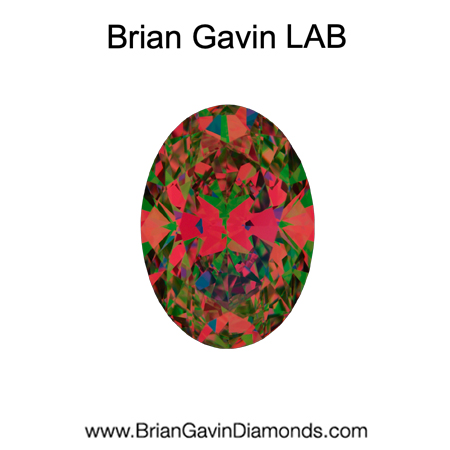1.05 D VVS2 BG Premium Lab Oval aset