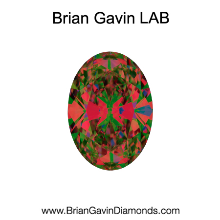 1.54 D VVS1 BG Premium Lab HPHT Oval aset