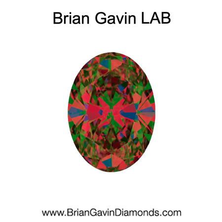1.13 D VVS2 BG Premium Lab HPHT Oval aset
