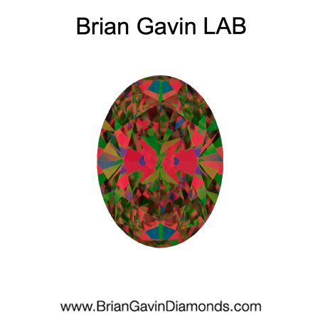 1.13 D VVS1 BG Premium Lab HPHT Oval aset