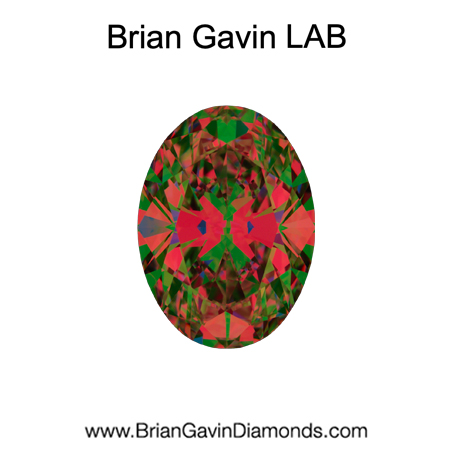 1.16 D VVS2 BG Premium Lab HPHT Oval aset