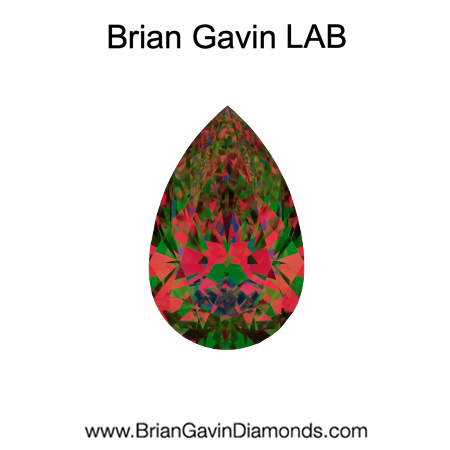 2.14 D VS1 BG Premium Lab HPHT Pear aset
