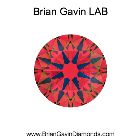 1.17 F VVS2 Brian Gavin Premium Lab Grown Round Diamond aset