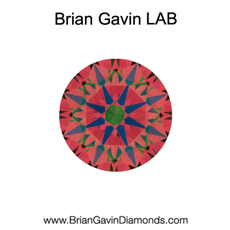 0.82 D VVS2 Brian Gavin Premium Lab Grown Round Diamond aset