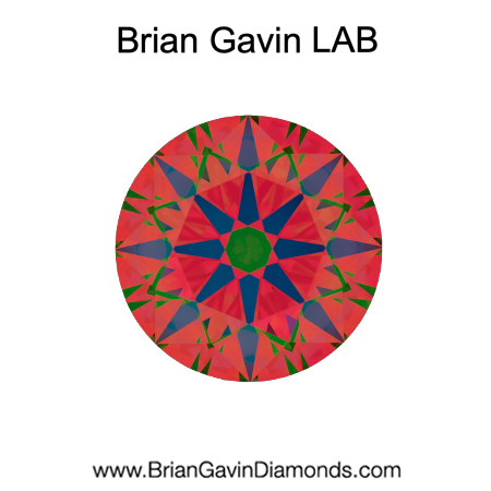 2.921 F VS1 Brian Gavin Premium Lab Grown Round Diamond aset