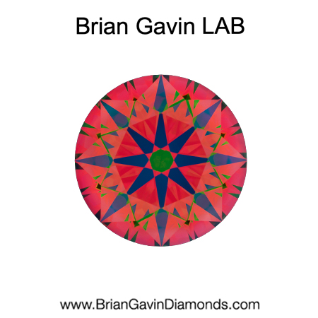 2.814 E VS1 Brian Gavin Premium Lab Grown Round Diamond aset