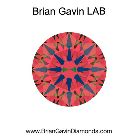 1.568 E VVS2  Brian Gavin Premium Lab Round Diamond aset