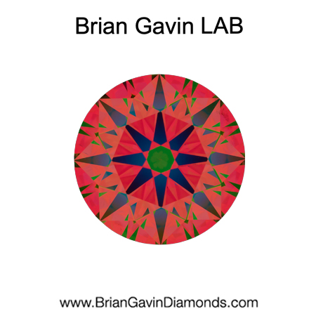 3.17 F VS2 Brian Gavin Premium Lab Grown Round Diamond aset