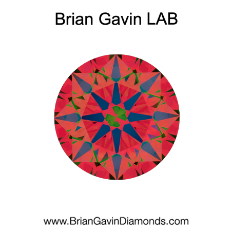 3.026 E VVS2 Brian Gavin Premium Lab Grown Round Diamond aset