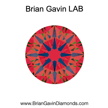 2.166 E VVS1 Brian Gavin Premium Lab Grown Round Diamond aset