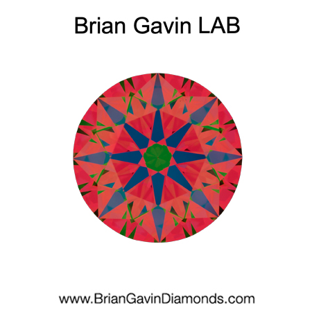 2.093 E VS1 Brian Gavin Premium Lab Grown Round Diamond aset