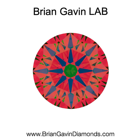 2.186 D VVS1 Brian Gavin Premium Lab Grown Round Diamond aset