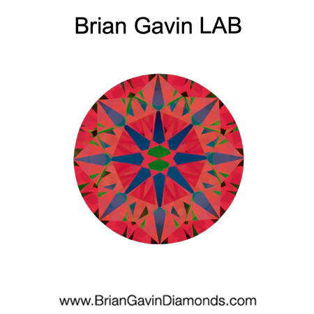 2.243 E VVS2 Brian Gavin Premium Lab Grown Round Diamond aset