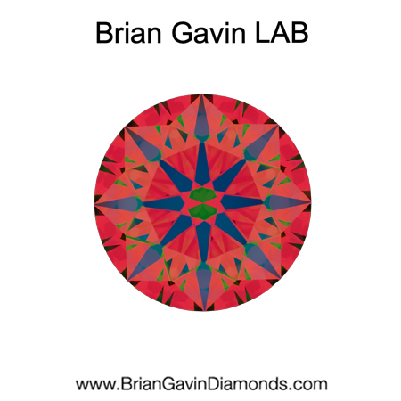 2.197 E VVS2 Brian Gavin Premium Lab Grown Round Diamond aset