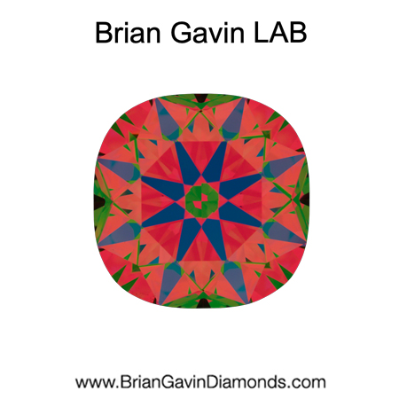 1.862 F VS1 Brian Gavin Premium Lab Grown Cushion Diamond aset