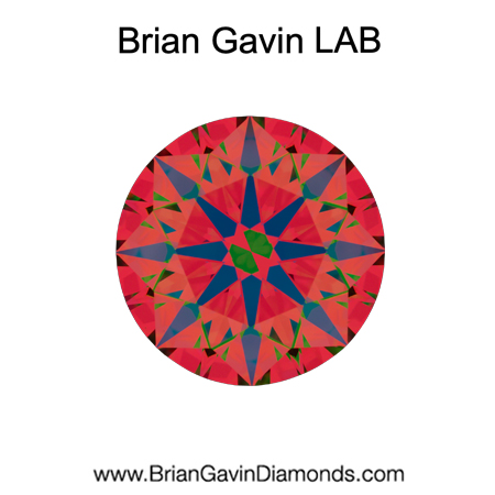 3.066 I VS2 Brian Gavin Premium Lab Grown Round Diamond aset