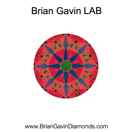 0.81 D VVS2 Brian Gavin Premium Lab Grown Round Diamond aset