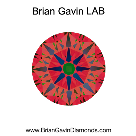 1.128 D VVS1 Brian Gavin Premium Lab Grown Round Diamond aset
