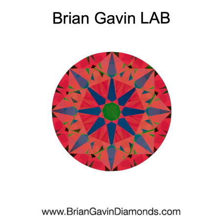 1.281 D VVS1 Brian Gavin Premium Lab Grown Round Diamond aset