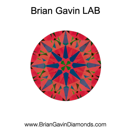 1.378 E VS1 Brian Gavin Premium Lab Grown Round Diamond aset